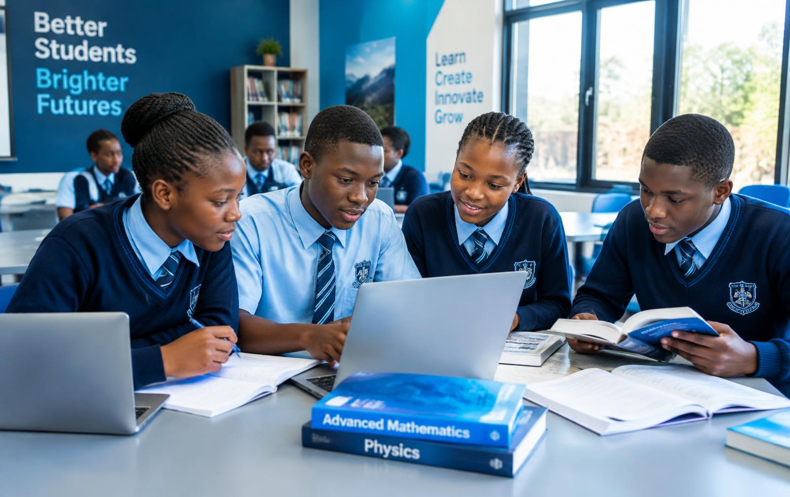 Students learning together